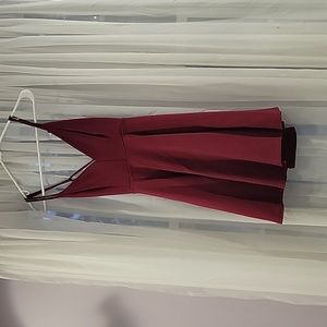 Windsor Maroon skater dress size xs